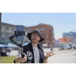 Hohem iSteady V3 AI Smartphone Gimbal with AI Tracker & Fill Light Module (Black) Hohem iSteady V3 AI Smartphone Gimbal with AI Tracker & Fill Light Module (Black)